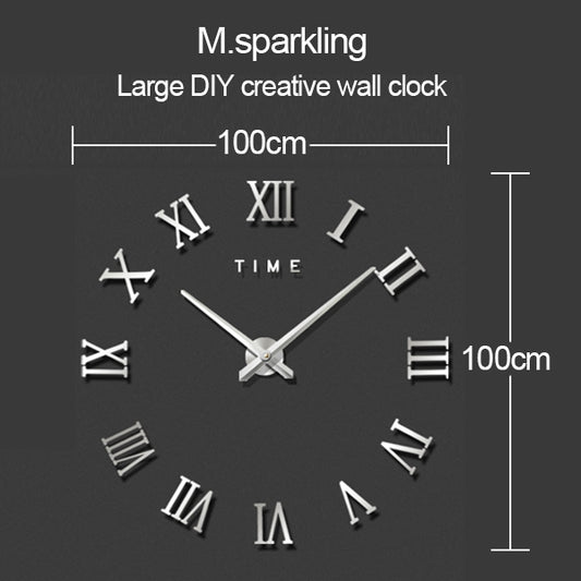 40 inch Creative Living Room Decorative Ticking Wall Clock