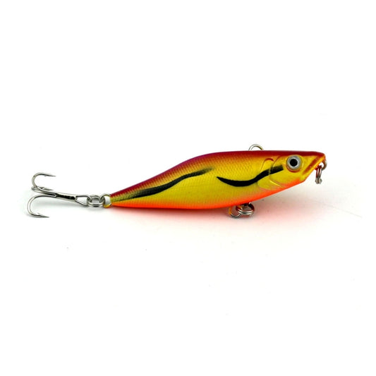 HENGJIA Artificial Fishing Lures Popper Bionic Fishing Bait with Hooks, Length: 7.5 cm, Random Color Delivery, Length: 7.5 cm