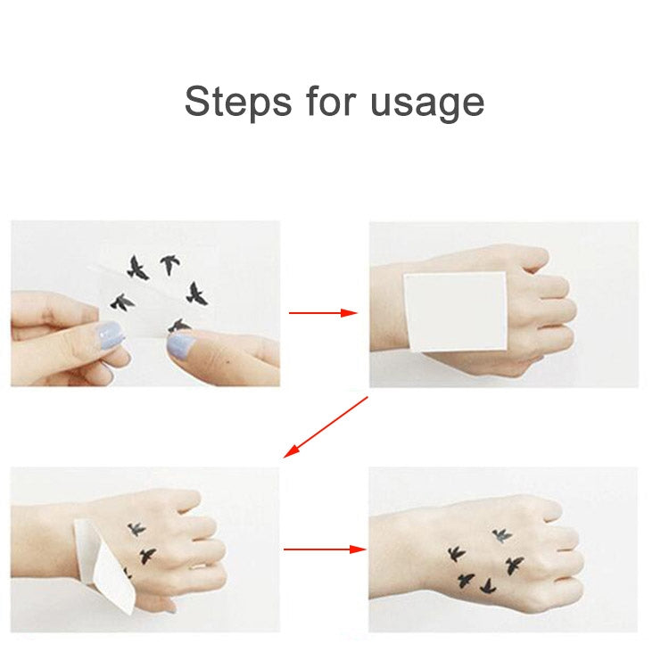 Halloween Waterproof Temporary Face Tattoo Stickers, Size: 240*210mm, 240*210mm