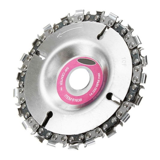 4 inch Disc Grinder and Chain 22 Tooth Fine Cut Chain for 100/115 Angle Grinder, 4 inch Disc Grinder