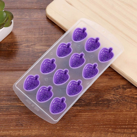 Grape Shaped Silicon Ice Cube Tray / Ice Mold Random Color, Grape Shaped