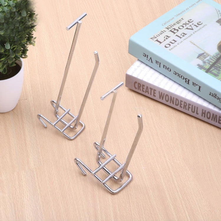 5pcs 5.8mm Supermarket Iron Grid Shelf Double Hook, Length: 15cm, 5.8mm 15cm