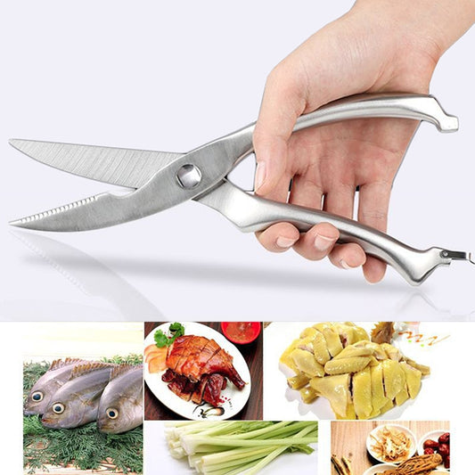 10 inch Kitchen Poultry Fish Chicken Bone Stainless Steel Cutter Cook Gadget Shear, Blister Package, Blister Package