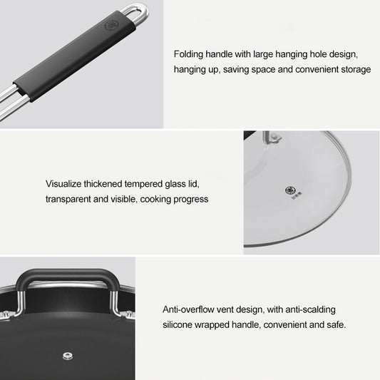 Original Xiaomi Youpin Non Stick Frying Pan Cooking Pot, GJC02CM