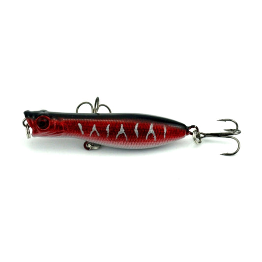 HENGJIA Artificial Fishing Lures Popper Bionic Fishing Bait with Hooks, Length: 6 cm, Random Color Delivery, Length: 6 cm