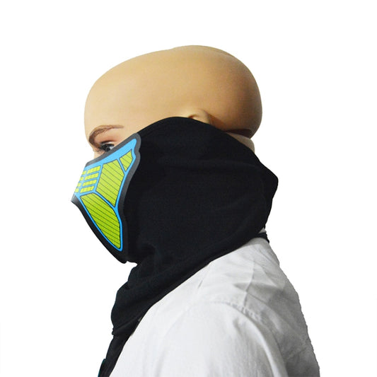 FG-MA-013 Halloween Mask Voice Control LED Cold Light Terror Cosplay Mask, FG-MA-013