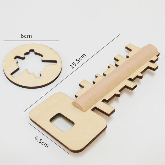 Removable Wooden Puzzle Education Toys for Children Intelligence Toy Lock Unlock Key, YSS-5698
