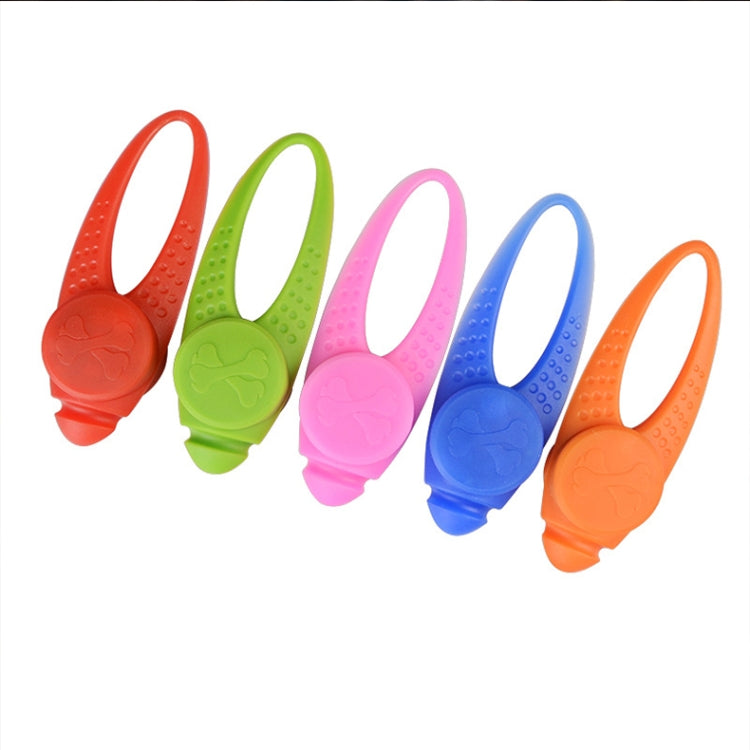 LED Night Light Pet Safety Collar Silicone Pendant