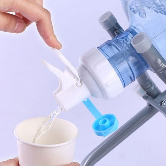 PP Water Bottle Faucet Dispenser Valve for 55mm Crown Top Bottle with Dustproof Cover, Faucet Dispenser Valve