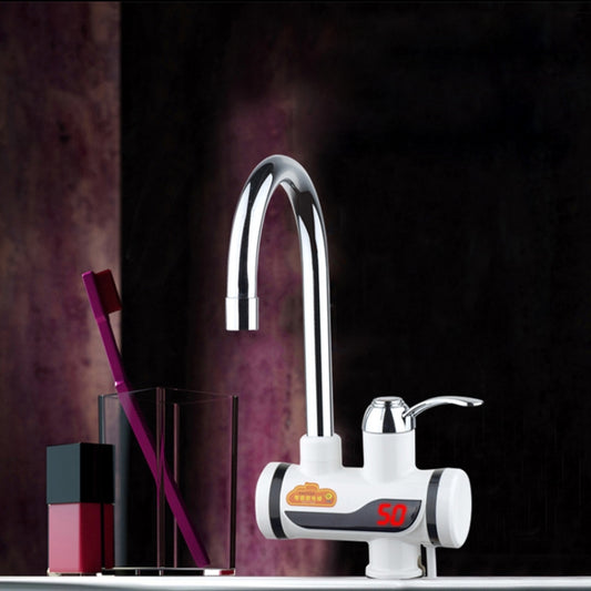 3s Fast Heat Electrothermal Rotatable Faucet Water Tap with Digital Display, 220V, Size: S, Digital Display / Size: S