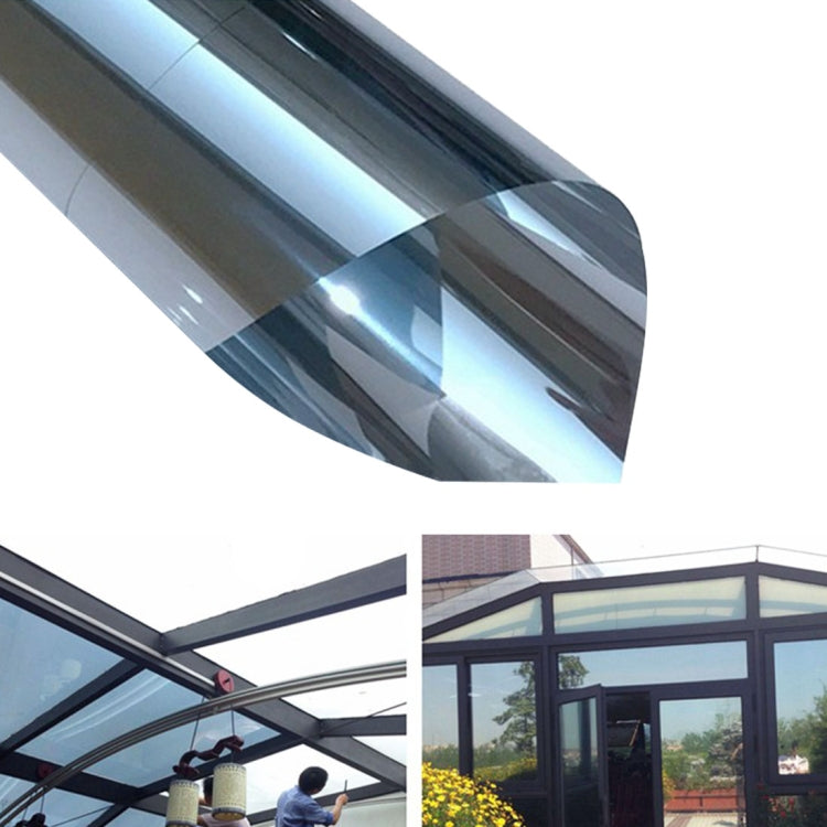 UV reflective one-way privacy window film sticker on glass door and panels