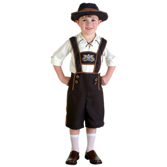 Halloween Costume Children Beer Costume Oktoberfest Suits England Style Cosplay, Size:L, Waistline: 76cm, Dress Length: 59cm, Long Pants: 46cm, Suggested Height:115-125cm, Size: L Children