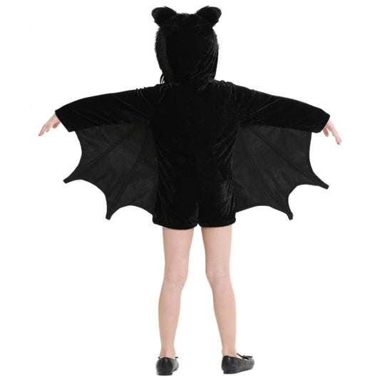 Halloween Costume Children and Women Bat Vampire Clothing Stage Performance Cosplay Clothing, Size:S, Bust: 82cm, Clothes Long: 62cm, Suggested Height:120-135cm, Size: S Children