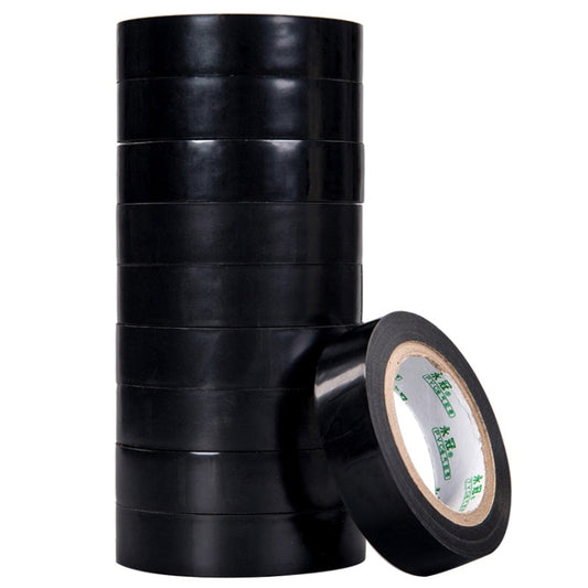 10 PCS 16mm Waterproof PVC Insulating Tare Electricians Electrical Tape, 16mmx10m 10PCS