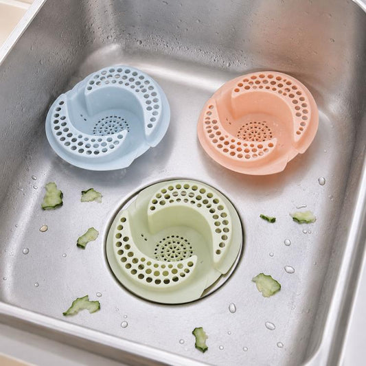 3 PCS Anti Clogging Kitchen Sink Strainer Stopper Filter Drainers Drain Cover Floor Waste Stopper Drain, Size: 11 x 3.9cm, Random Color Delivery, Waste Stopper Drain