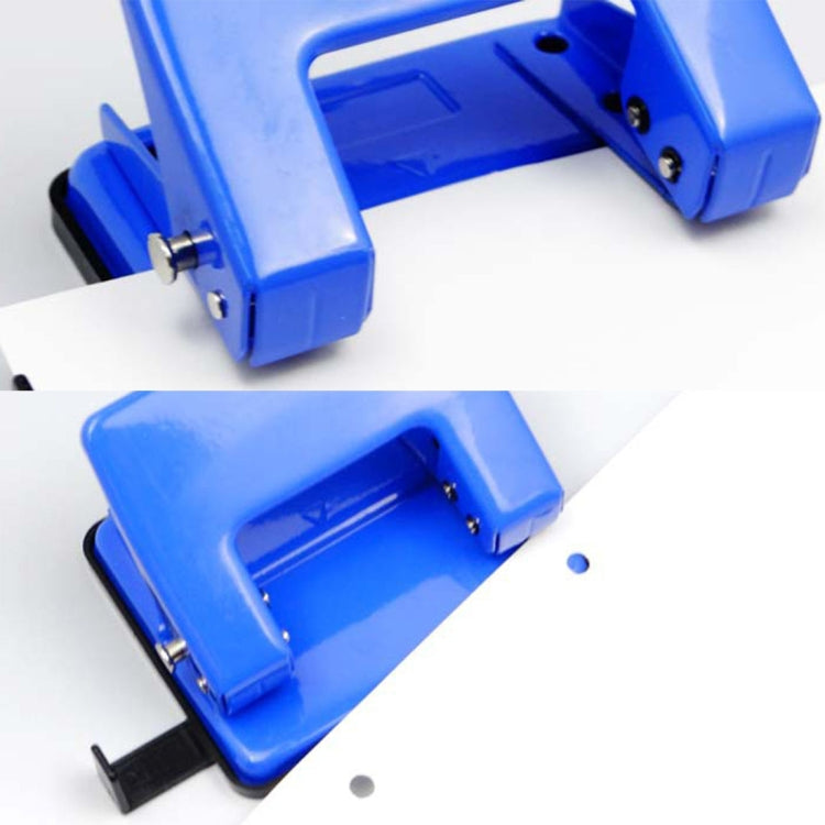 Fashion Portable Mini Office School Double Hole Punching Machine Manual Drilling