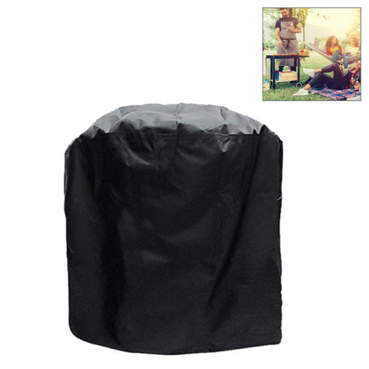 Outdoor Anti-UV Waterproof Dust-proof 210D Oxford Cloth BBQ Circle Protective Bag Charcoal Barbeque Grill Cover, Size: 58x77cm, Size: 58x77cm