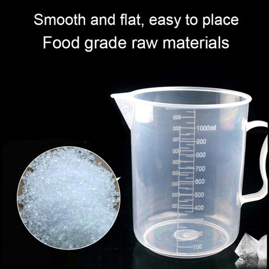 1000ml Thin Section PP Plastic Flask Digital Measuring Cup Cylinder Scale Measure Glass Lab Laboratory Tools, 1000ml Measuring Cup