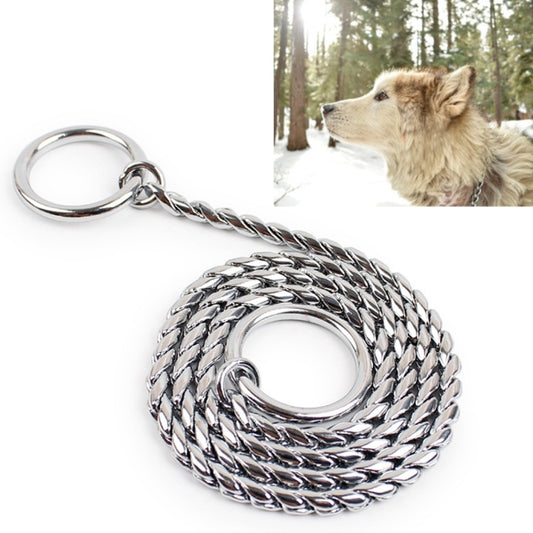 55cm Pet P Chain Pet Collars Pet Neck Strap Dog Neckband Snake Chain Dog Chain Dog Collar, 55cm