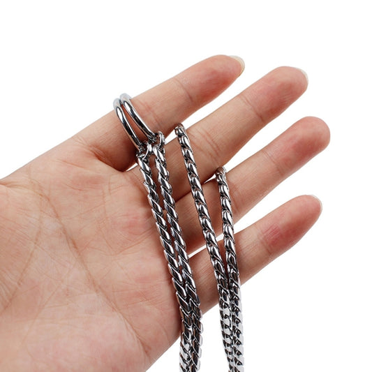 65cm Pet P Chain Pet Collars Pet Neck Strap Dog Neckband Snake Chain Dog Chain Dog Collar, 65cm