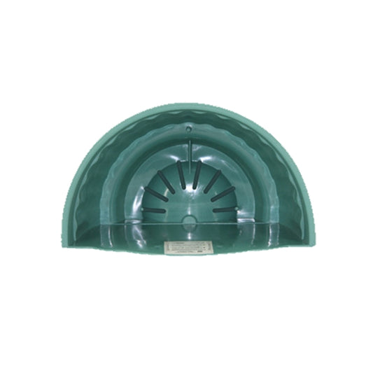 European Style Wall Hanging Pots Semi - circular Imitation Ieather Wall Hanging Basin Indoor and Outdoor Potted Pots,Large Size:27*15*22.2cm ,Random Color Delivery, Large Size