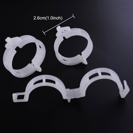 500 PCS 25mm Plastic Fixed Tie Clip Hanging Crane Folder Vines Plant Fixed Clip, 500 PCS