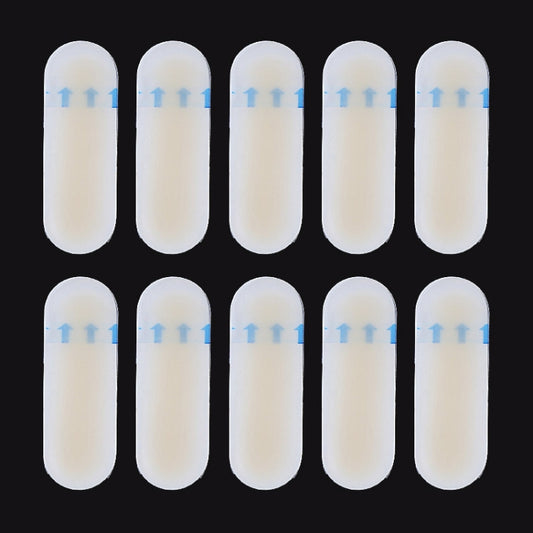 10 PCS Foot Care Skin Hydrogel Analgesic Plaster Blisters Slip Heel Protector Size: 20x60cm, Size: 20x60cm
