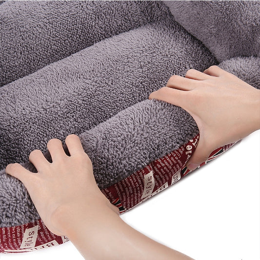 Four Seasons Genuine Warm Pet Dog Kennel Mat Teddy Pomerang Dog Mat, Size: L, 66×50×14cm, Size: L