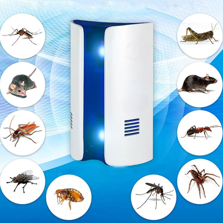 Electromagnetic Wave Frequency-conversion Double Waves Multi-function Mosquito Repellent Ultrasonic Pest Repeller, EU Plug, US Plug, UK Plug