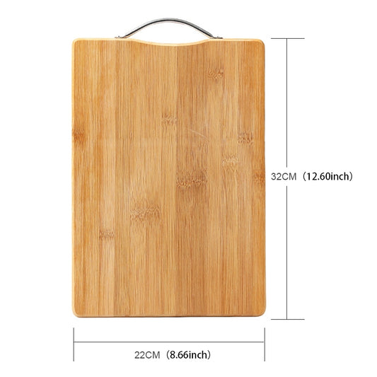 Kitchen Rectangular Bamboo Chopping Block Thickening Cutting Board, Size: 32cm x 22cm, Size: 32cm x 22cm