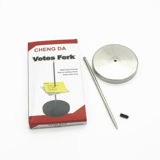 5 PCS Stainless Steel Summons Fork Invoice Document Notes Housed Needle Folder Storage Products For Office Home Hotel kitchen Accessory, Random Color Delivery, Needle Folder