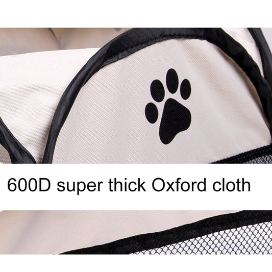 Fashion Oxford Cloth Waterproof Dog Tent Foldable Octagonal Outdoor Pet Fence, S, Size: 73 x 73 x 43cm, Size: S (Yellow), Size: S (Red), Size: S (Magenta), Size: S (Blue), Size: 73 x 73 x 43cm(Coffee)