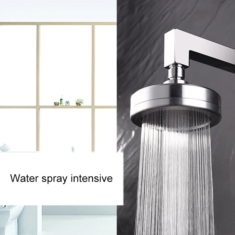 Removable and Washable 304 Stainless Steel Round Pressurized Handheld Shower Head, Size: 80mm, Pattern K