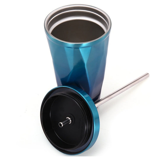 500ml Irregular Double Layer 304 Stainless Steel Sippy Cup