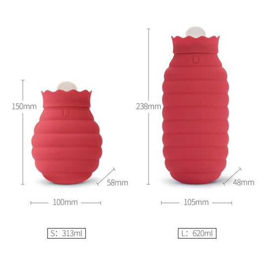 Original Xiaomi Youpin Jotun Judy Warm Water Bag Silicone Hot Water Bag Small Size:15x10x5.8cm, Hot Water Bag