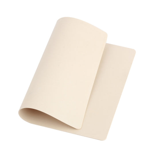 Beige blank tattoo practice skin sheets, curved layered view