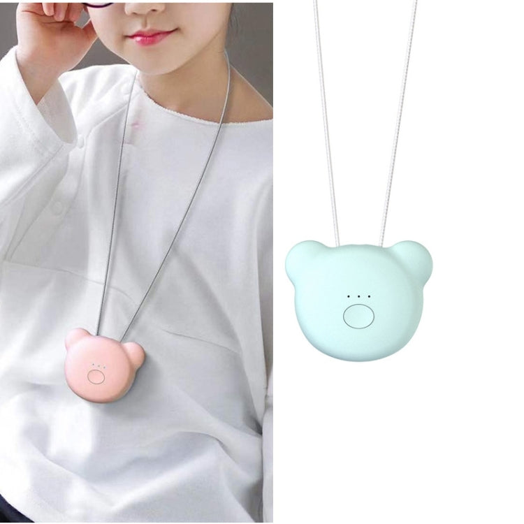 Mini Bear Style Neck Formaldehyde Negative Ion PM2.5 Removal Air Purifier for Kids