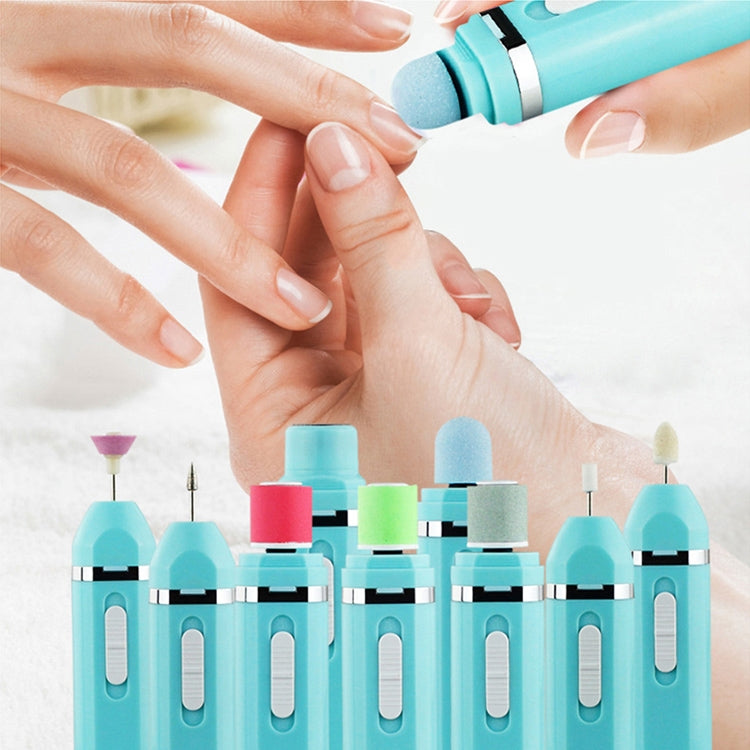 BZ-3561 9 in 1 Portable Multifunction Nail Polishing Machine Manicure Tool Set