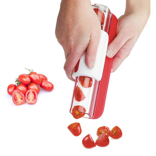 Tomato Slicer Cherry Fruit Cutter Kitchen Gadgets, Tomato Slicer