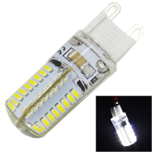 G9 4W 210LM 64 LED SMD 3014 Silicone Corn Light Bulb, AC 110V, AC 110V