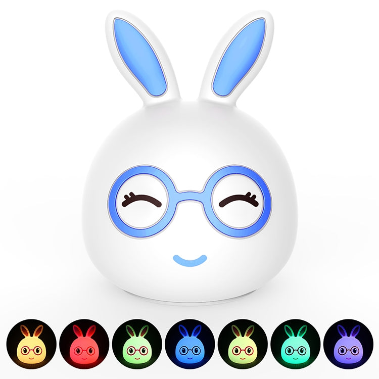 Happy Rabbit Creative Touch 3D LED Decorative Night Light, USB Charging Version