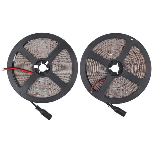 LED rope light reel set with bare PCB tape wound on black spools