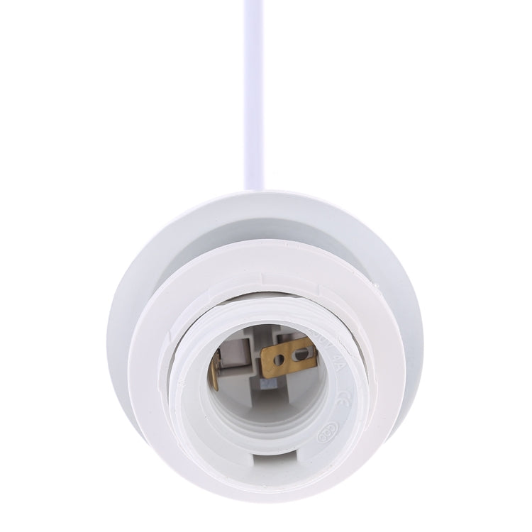E27 Lamp Holder DIY Ceiling Chandelier Light Bulbs Screw Base Socket, Cable Length: 1m, with Base