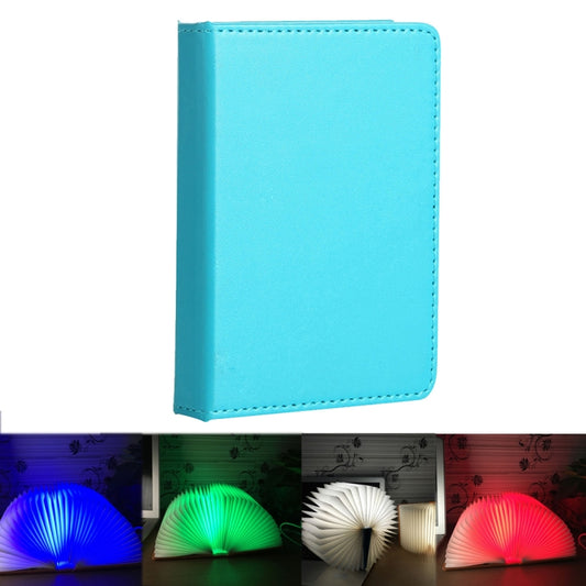 Creative Portable USB Charging Small Size Night Light, Small Size PU Material (Blue)