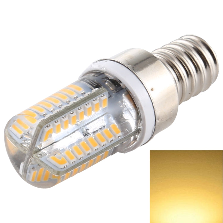 E12 SMD 3014 64 LEDs Dimmable LED Corn Light, AC 220V, E12