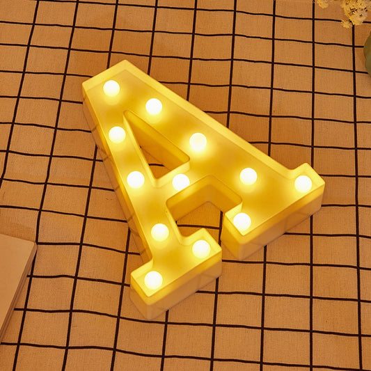 Dry Battery Powered Warm White Standing Hanging LED Holiday Light, A, N, B, O, C, P, D, Q, E, R, F, S, G, T, H, U, V, I, W, J, K, X, L, Y, M, Z
