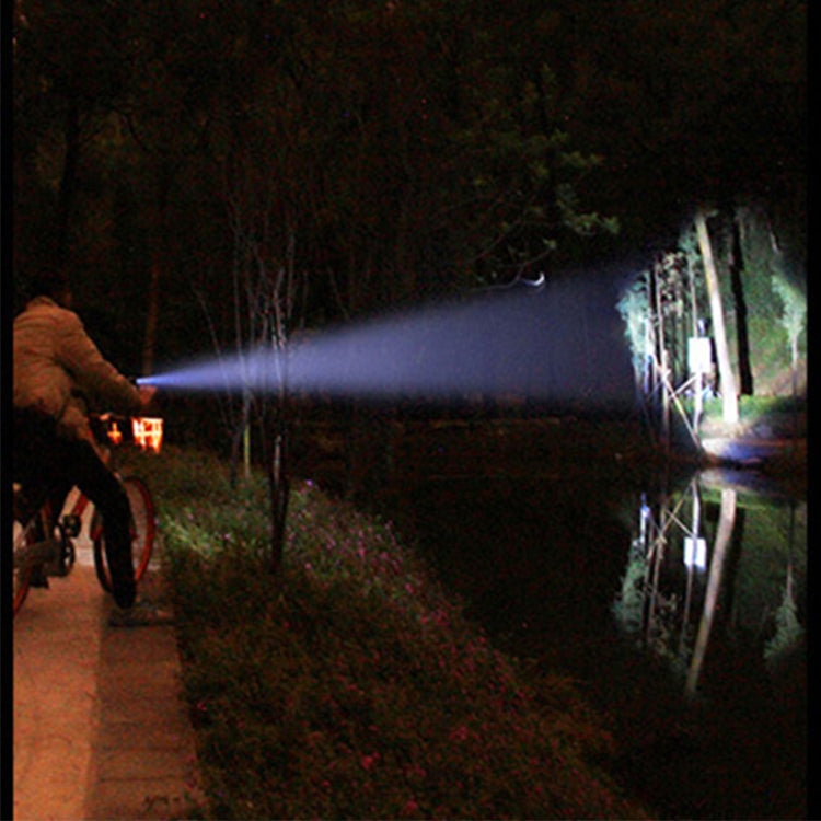 KS-739 USB Charging Waterproof T6+XPE Fixed Focus LED Flashlight with 4-Modes, KS-739