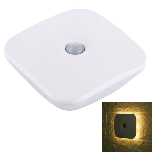 CL053 LED Square Human Body Sensor Light, Style: Battery Models, Style: Battery Models