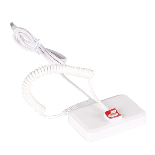 S51 Bluetooth earphone security charger base with coiled anti-theft wire and USB cable