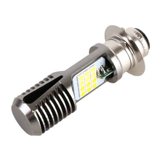 PX15D DC12V / 7.4W Motorcycle LED Headlight with 24LEDs SMD-3030 Lamp Beads, PX15D Style 2 (Yellow + White), PX15D Style 2 (White Light)